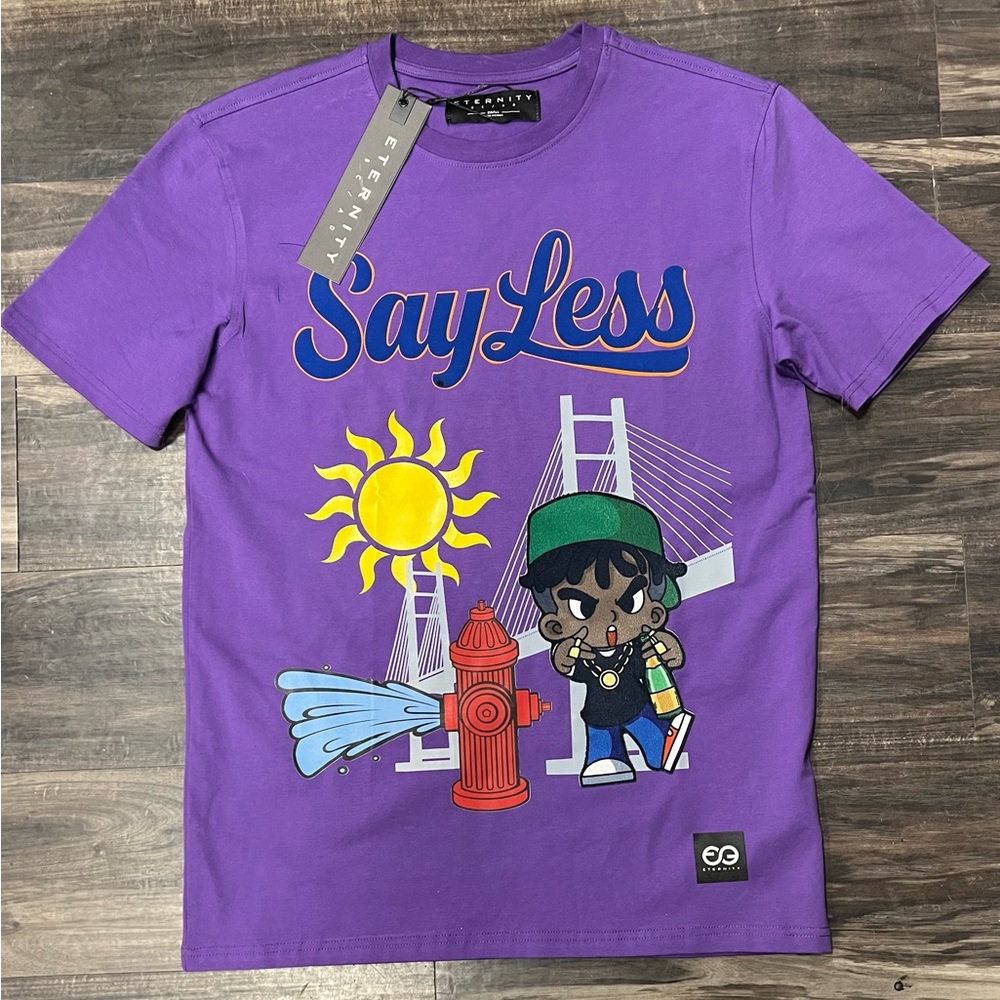 Eternity Purple Say Less Graphic T-Shirt